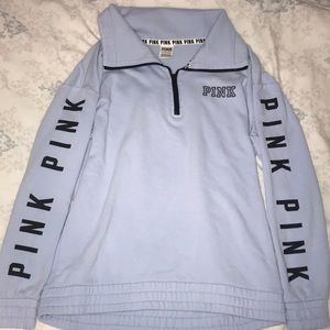 Periwinkle quarter zip